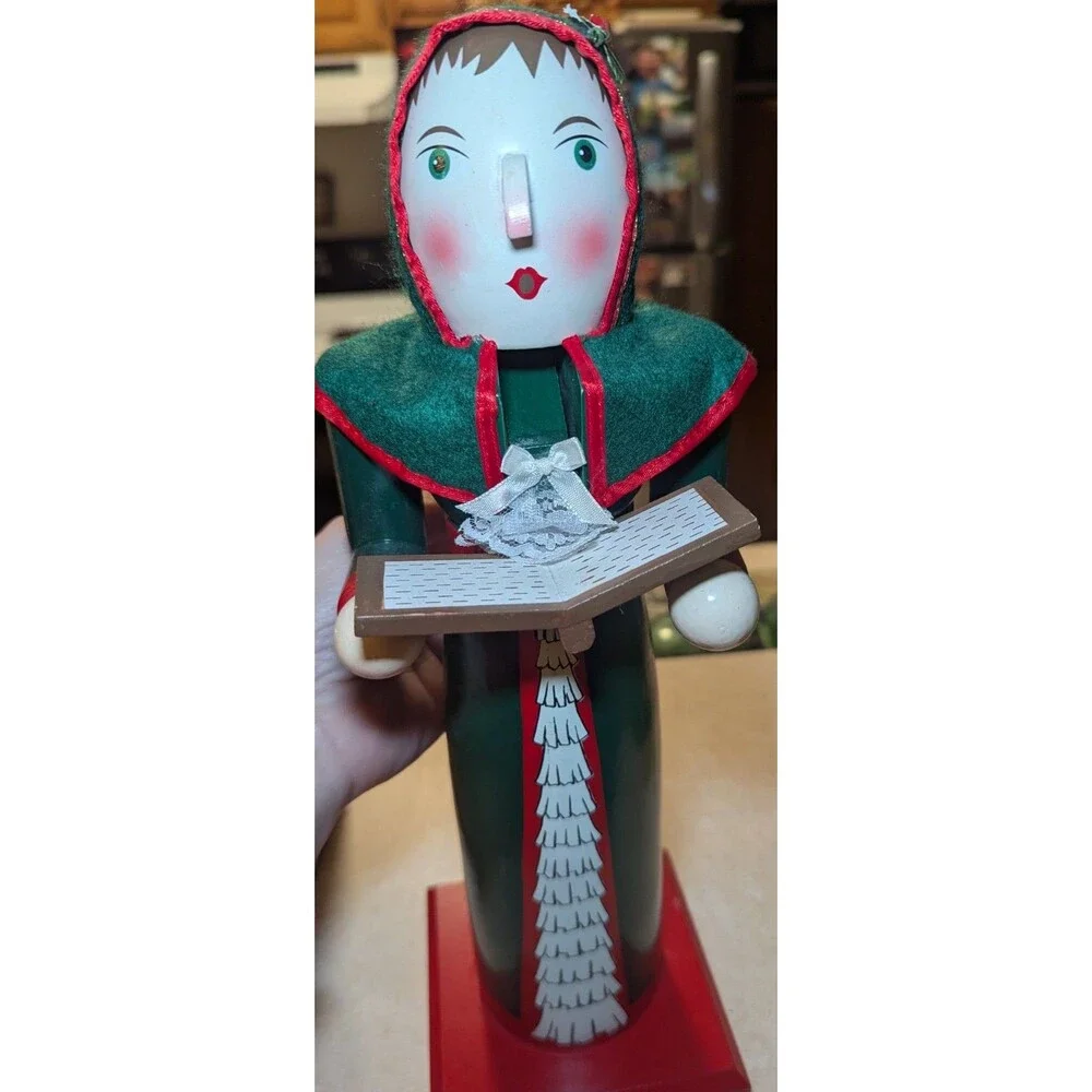 Caroler Nutcracker Target 2006 Limited Ed Christmas Decor 13.5” Green
